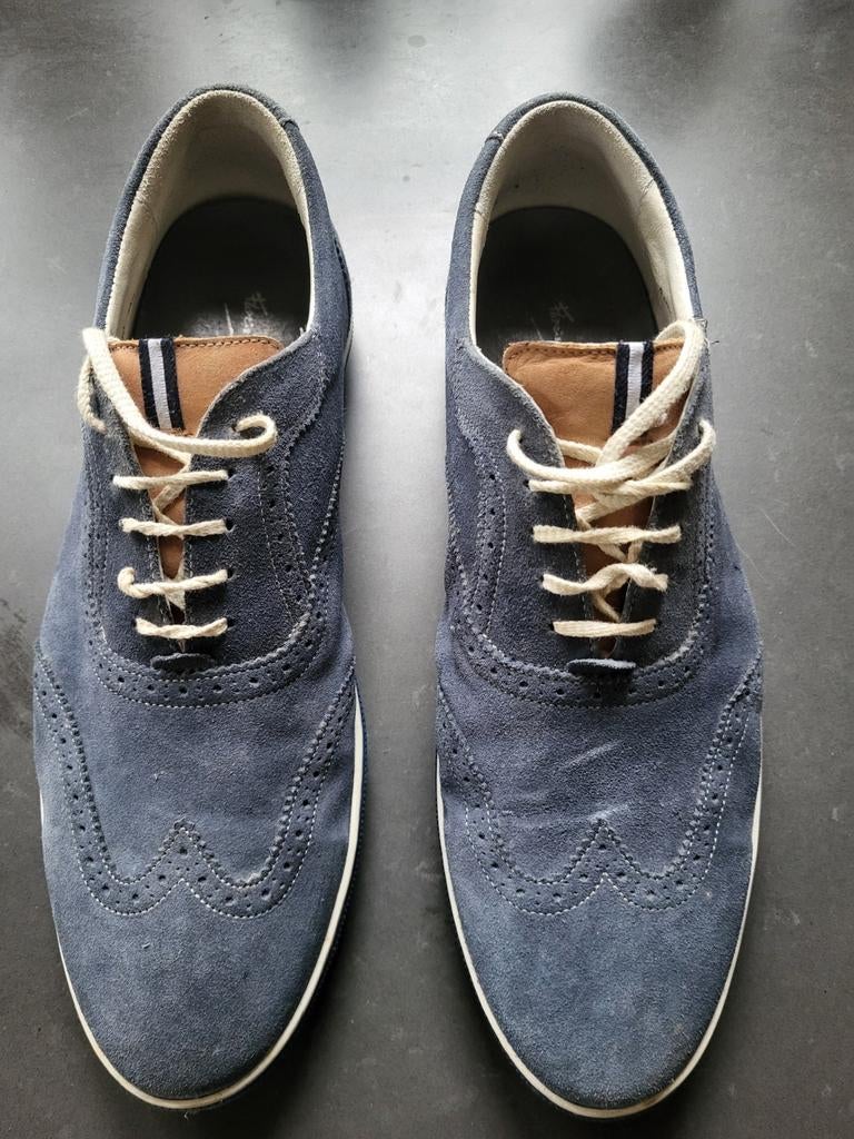 Floris van Bommel schoenen mt 10,5, Ophalen of Verzenden, Zo goed als nieuw, Blauw