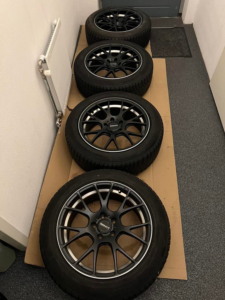 Monaco Mirabeau 18 inch 225/55/18 winterbanden Steek 5x114,3, Auto-onderdelen, Banden en Velgen, Ophalen, 18 inch, Banden en Velgen