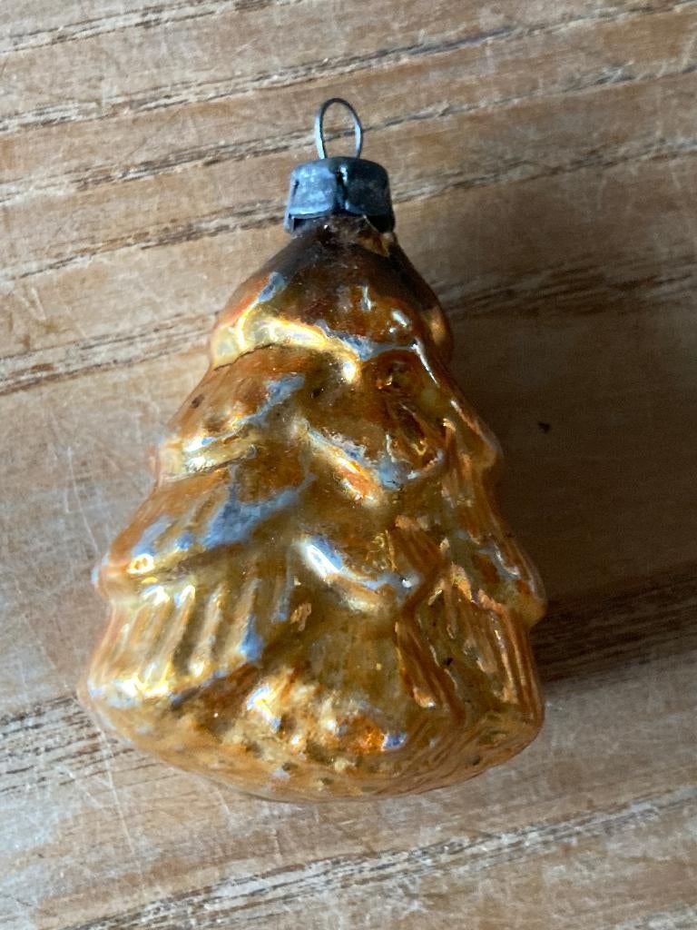 Vintage kerstbal kerstboom, Ophalen of Verzenden, Gebruikt