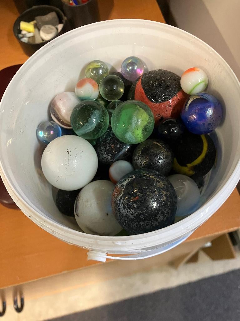 knikkers een emmertje vol., Ophalen, Gebruikt