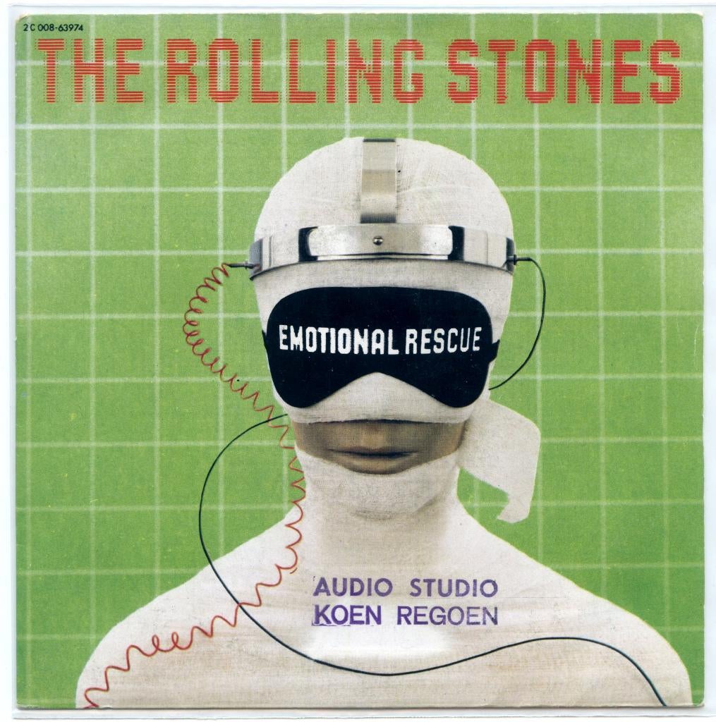 Rolling Stones - Emotional Rescue (France), Gebruikt, 7 inch, Single, Ophalen of Verzenden