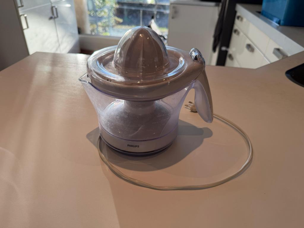 Philips Citruspers HR 2744 - Elektrische citruspers, Witgoed en Apparatuur, Juicers, Ophalen of Verzenden, Gebruikt, Elektrisch