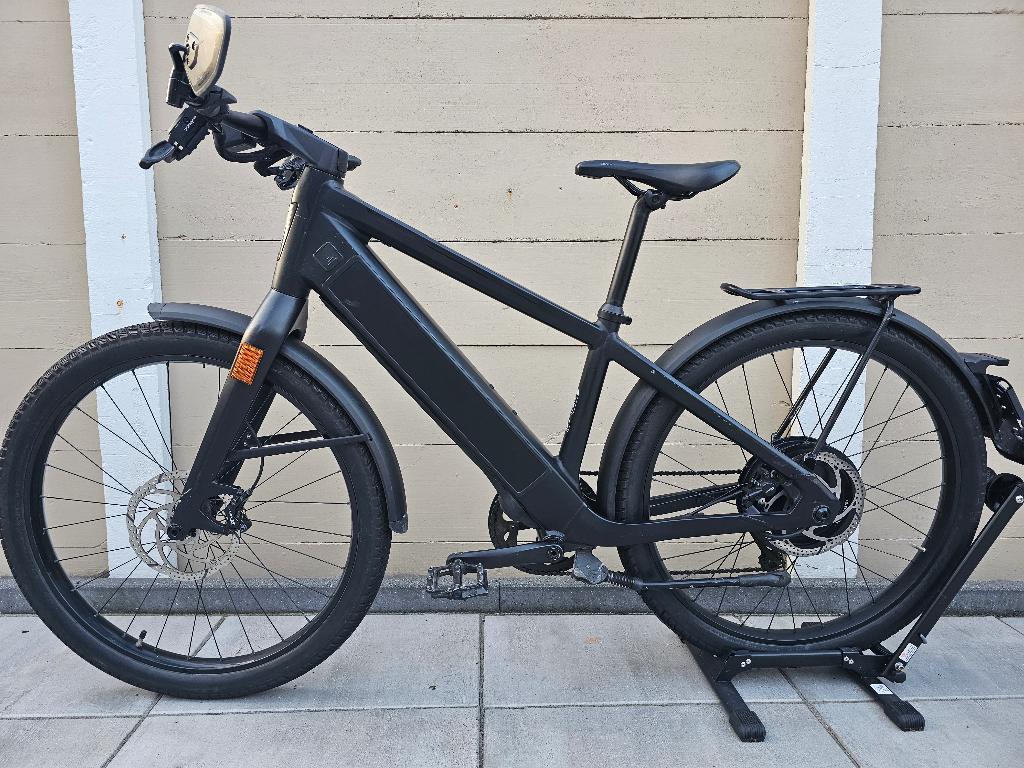 Stromer st3 Zwart M 983wh speedpedelec 45 kmh, Fietsen en Brommers, Elektrische fietsen, Ophalen, Zo goed als nieuw, Stromer