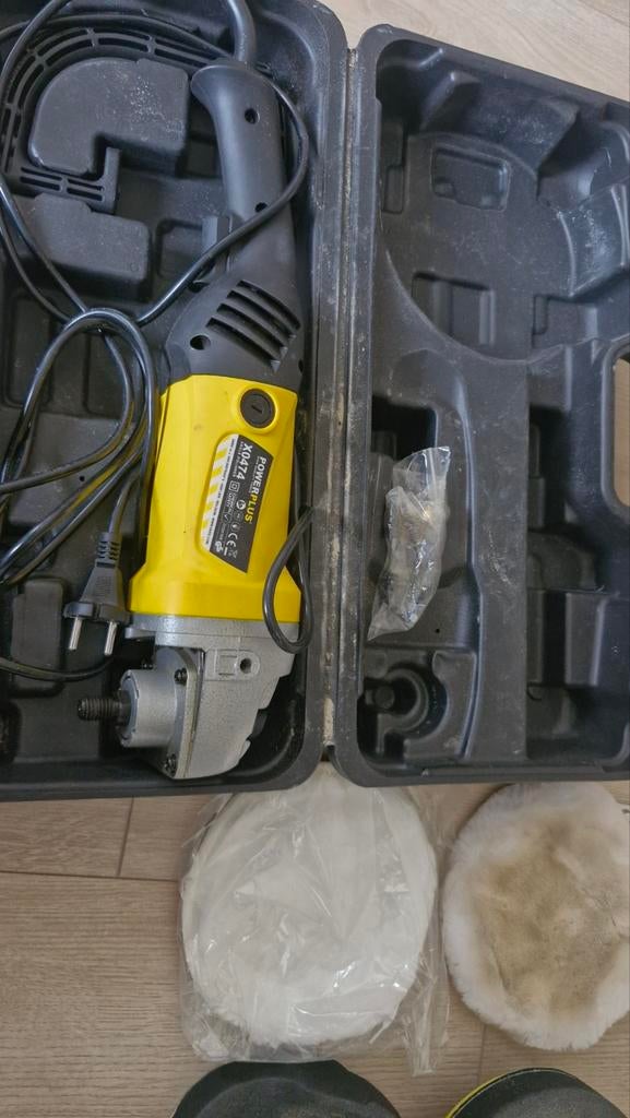 Powerplus POWX074 polijstmachine incl.accessoires, Ophalen of Verzenden, Zo goed als nieuw, 1200 watt of meer, Overige typen