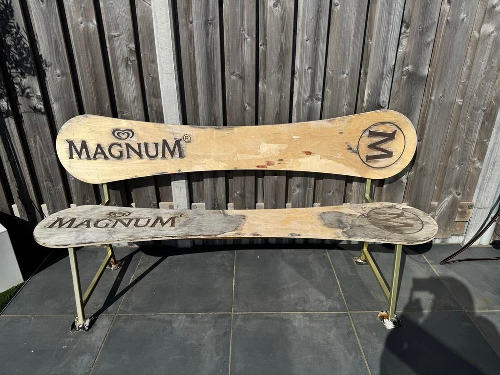 Unieke Magnum bank, Ophalen, Gebruikt, Hout