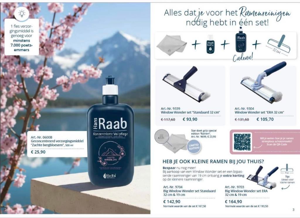 Hans Raab Geconcentreerd Verzorgingsmiddel, Huis en Inrichting, Schoonmaakartikelen, Ophalen of Verzenden