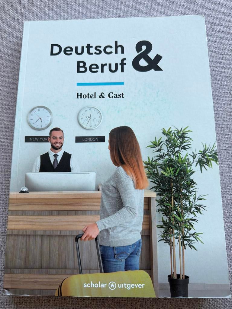 Deutsch & Beruf Hotel & Gast - Studieboek Duits, Ophalen, Alpha, Zo goed als nieuw, MBO