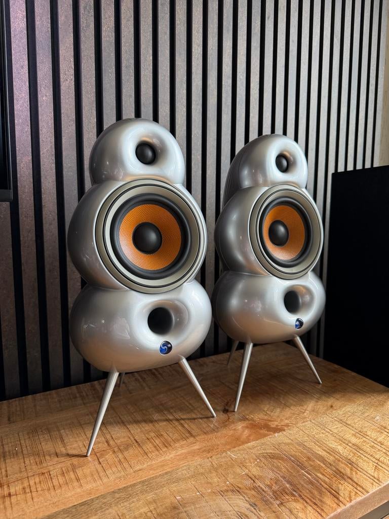 Mooie BlueRoom Minipod Luidsprekers Zilver / Grijs, Audio, Tv en Foto, Luidsprekers, Ophalen of Verzenden, Zo goed als nieuw, Bowers & Wilkins (B&W)