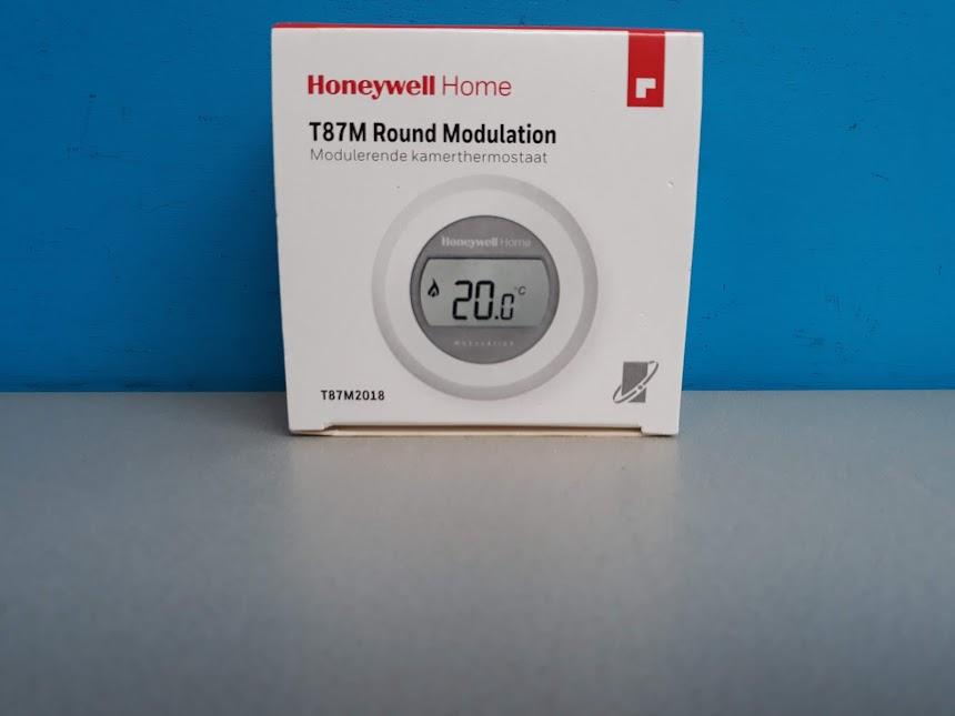 Kamerthermostaat Honeywell Home Round Modulation T87M2018, Niet ingevuld, Cv-ketel of Combi-ketel, Niet ingevuld, Nieuw