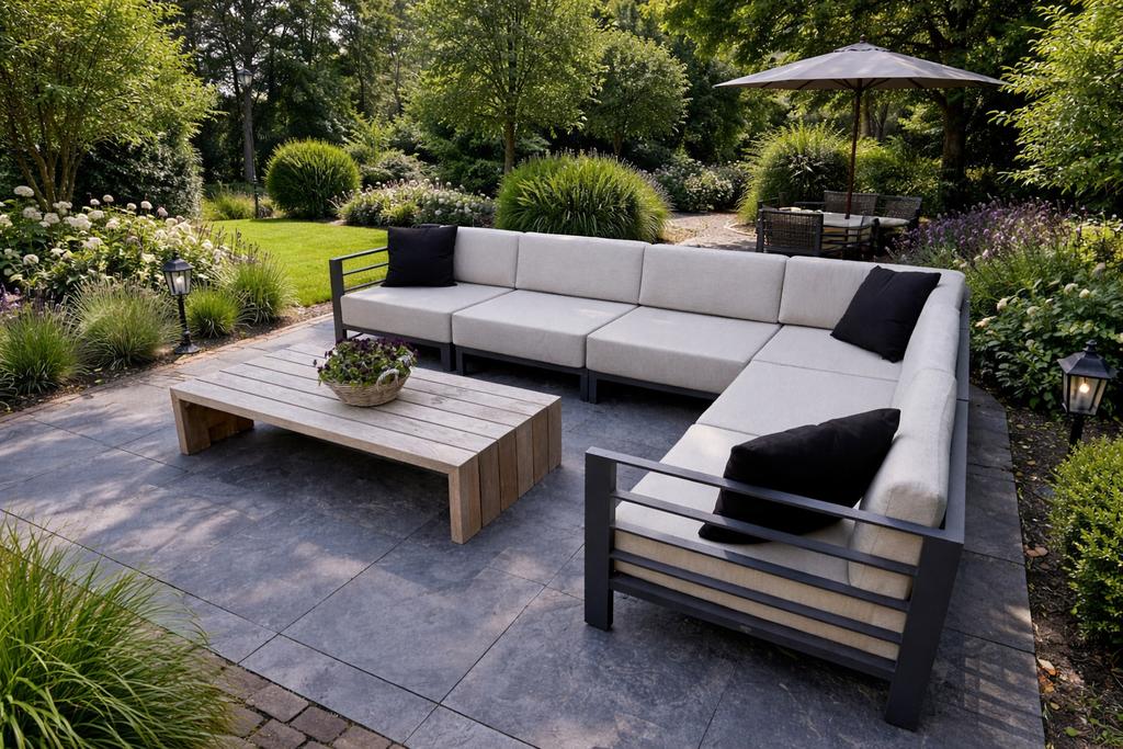 Borek Horizon Loungeset Tuinset, Tuin en Terras, Ophalen, Zo goed als nieuw, Wicker