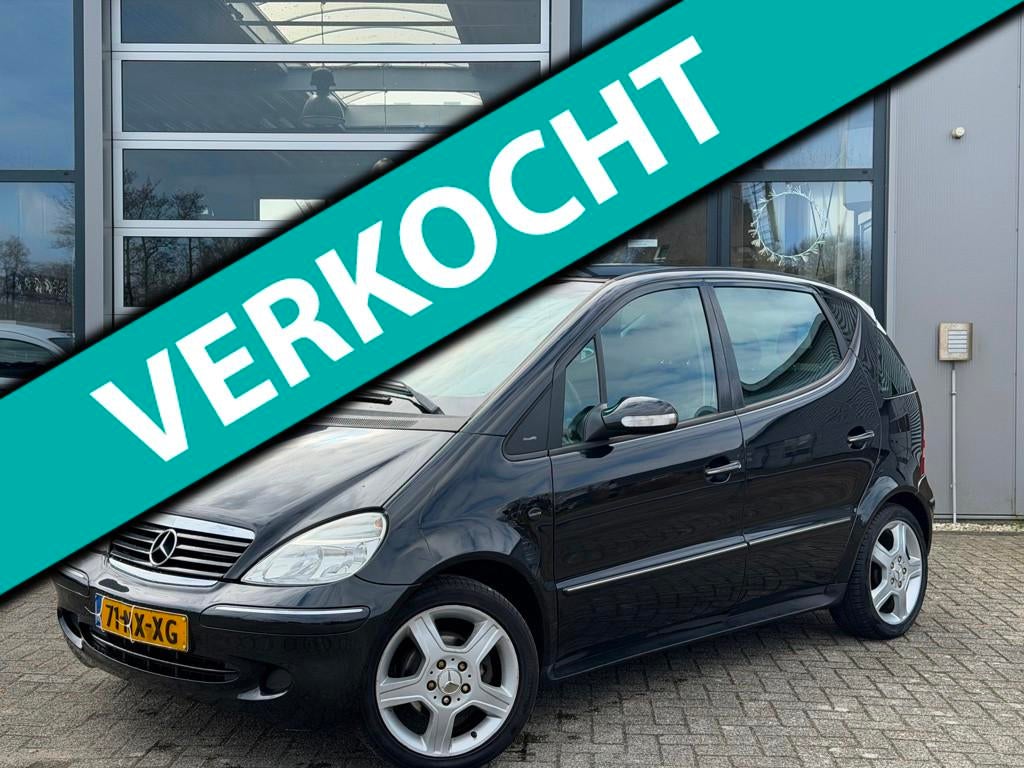 Mercedes-Benz A-klasse 140 | Automaat | Nw apk | Stoelverw, Stof, Gebruikt, 4 cilinders, Origineel Nederlands