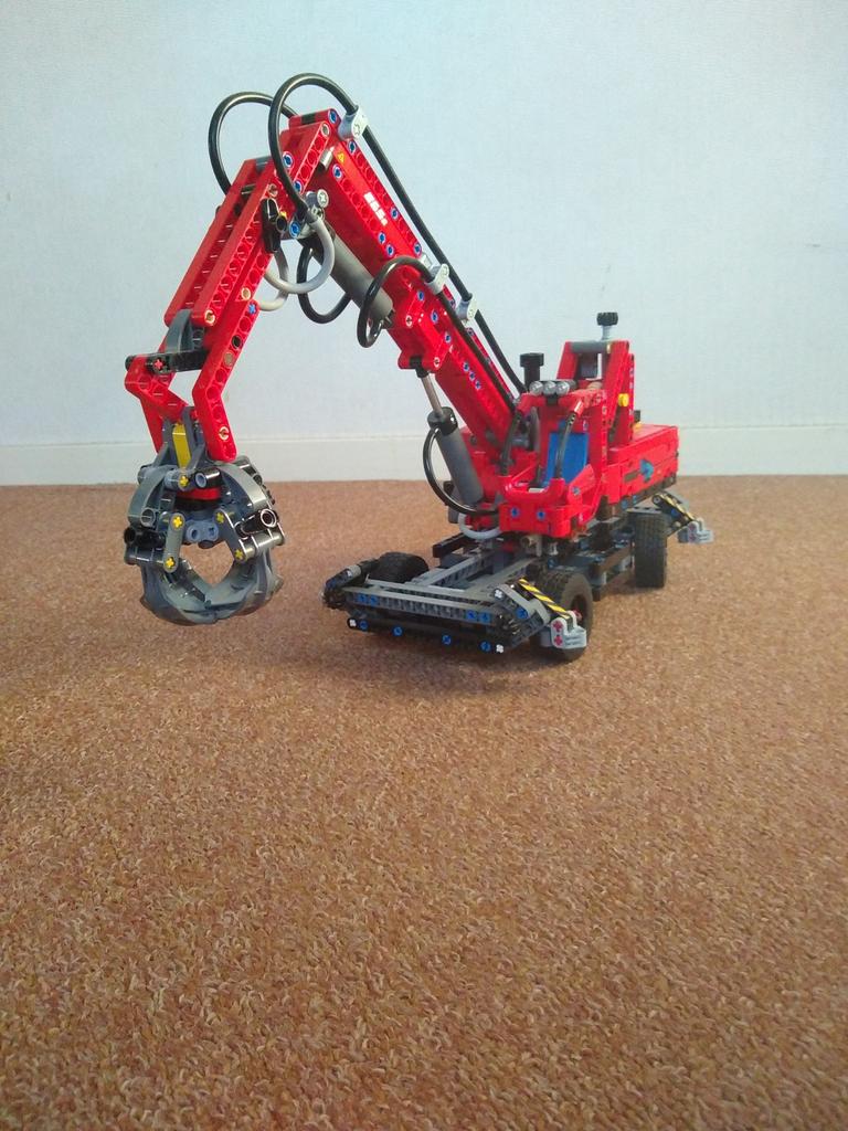 Technic LEGO Overslagkraan., Lego, Compleet, Ophalen of Verzenden, Zo goed als nieuw