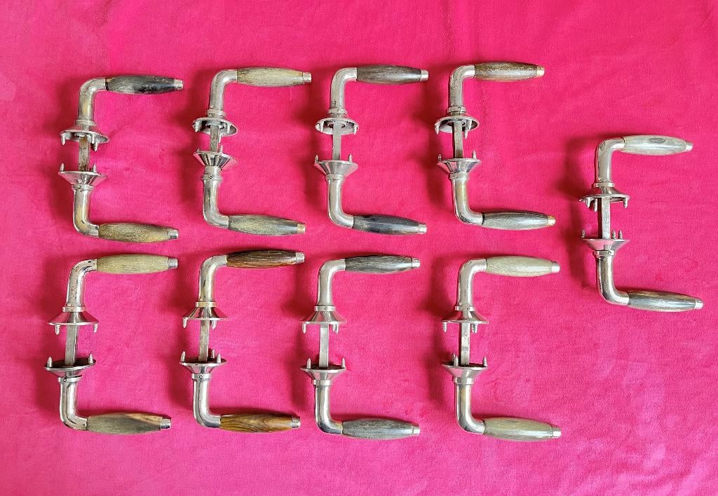 Tonmodel oude deurkinken, klinken, krukken, grepen, klink, Ophalen of Verzenden, Gebruikt, Overige materialen, Klink of Kruk