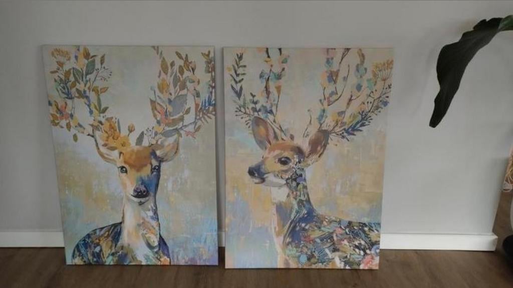 Canvas schilderijen pjatteryd ikea, Ophalen of Verzenden