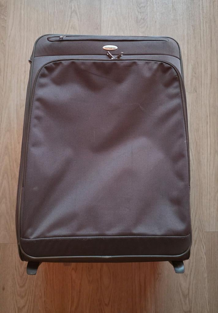 Samsonite koffer XL grijs/groen in top staat!, Overige materialen, Zo goed als nieuw, 70 cm of meer, 55 cm of meer