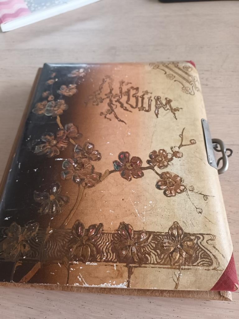 Antiek foto album voor cabinetfoto's en CDV foto's, Ophalen of Verzenden, Voor 1940, Gebruikt