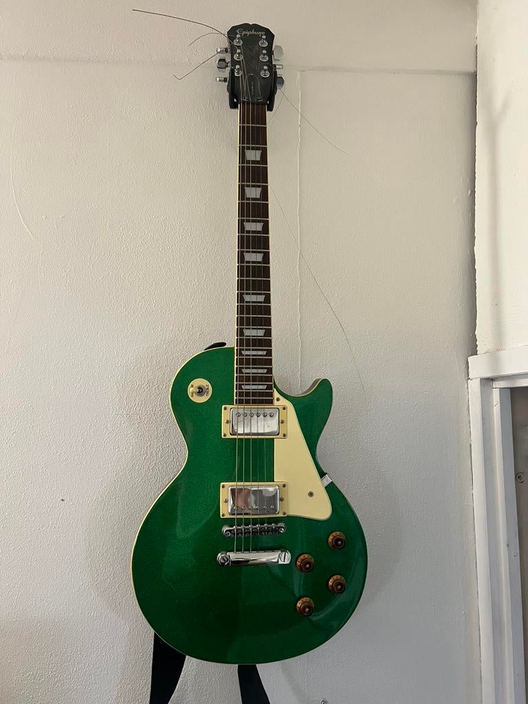 Epiphone Les Paul Standard + Marshall Valvestate VS65R, Ophalen, Gebruikt, Epiphone, Met versterker