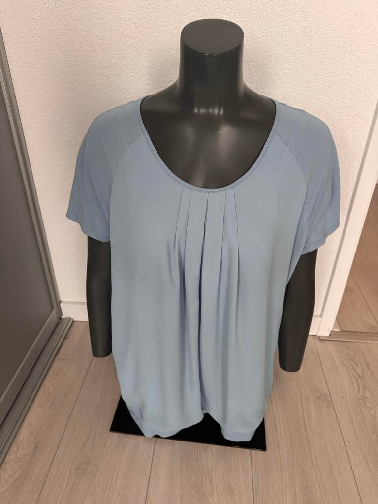 Frank Walder shirt lichtblauw maat 48, Ophalen of Verzenden, Gedragen, Maat 46/48 (XL) of groter, Blauw