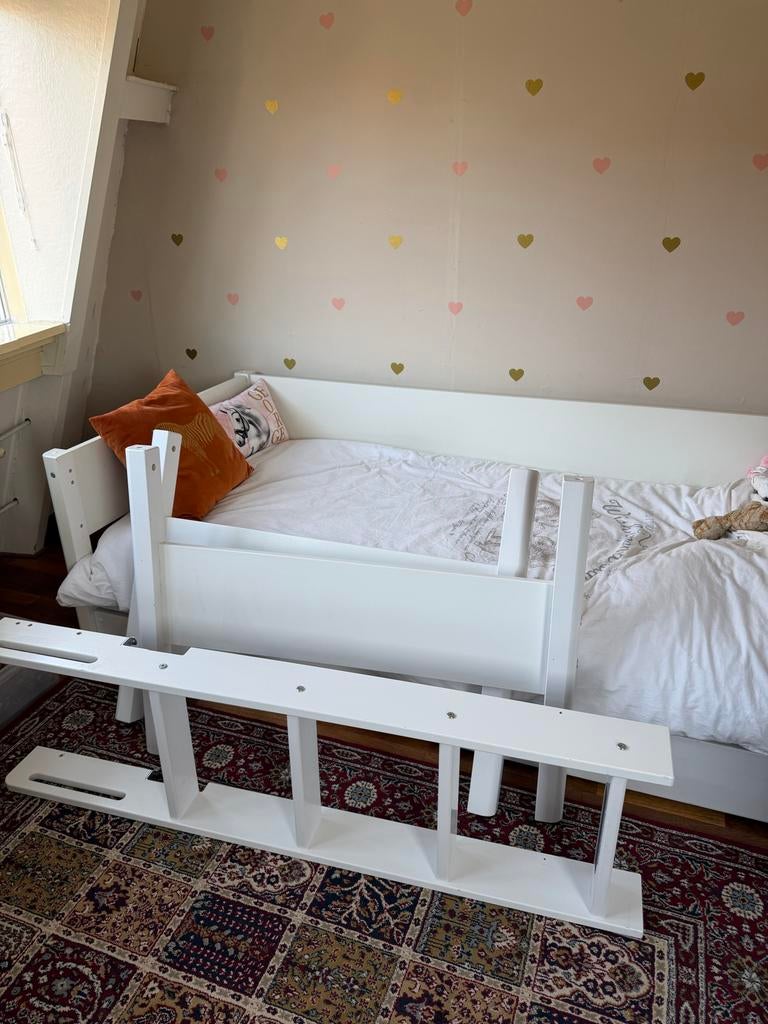 Flexa White Onderstel voor Verhoogde Halfhoogslaper, Kinderen en Baby's, Kinderkamer | Stapelbedden en Hoogslapers, Ophalen, Gebruikt