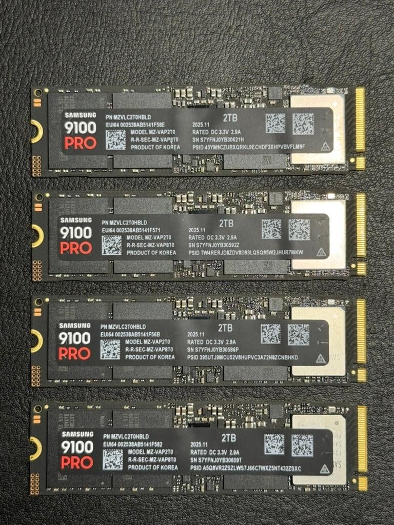 Samsung 9100 PRO 2TB NVMe M.2 SSD — zo goed als nieuw, Intern, 2TB, SSD, Ophalen of Verzenden