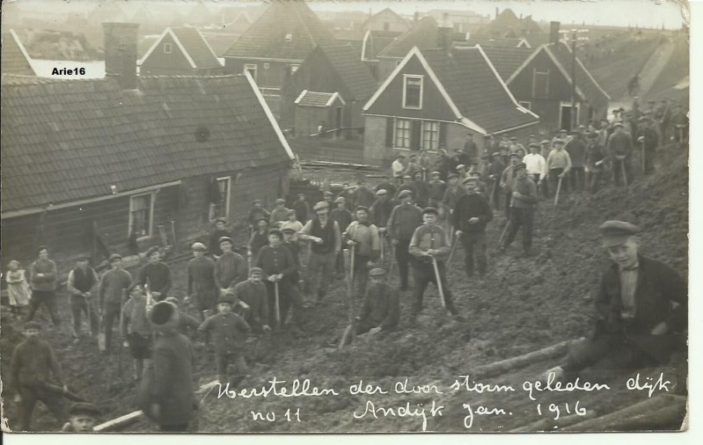 Andijk, Verzenden, Voor 1920, Ongelopen, Noord-Holland