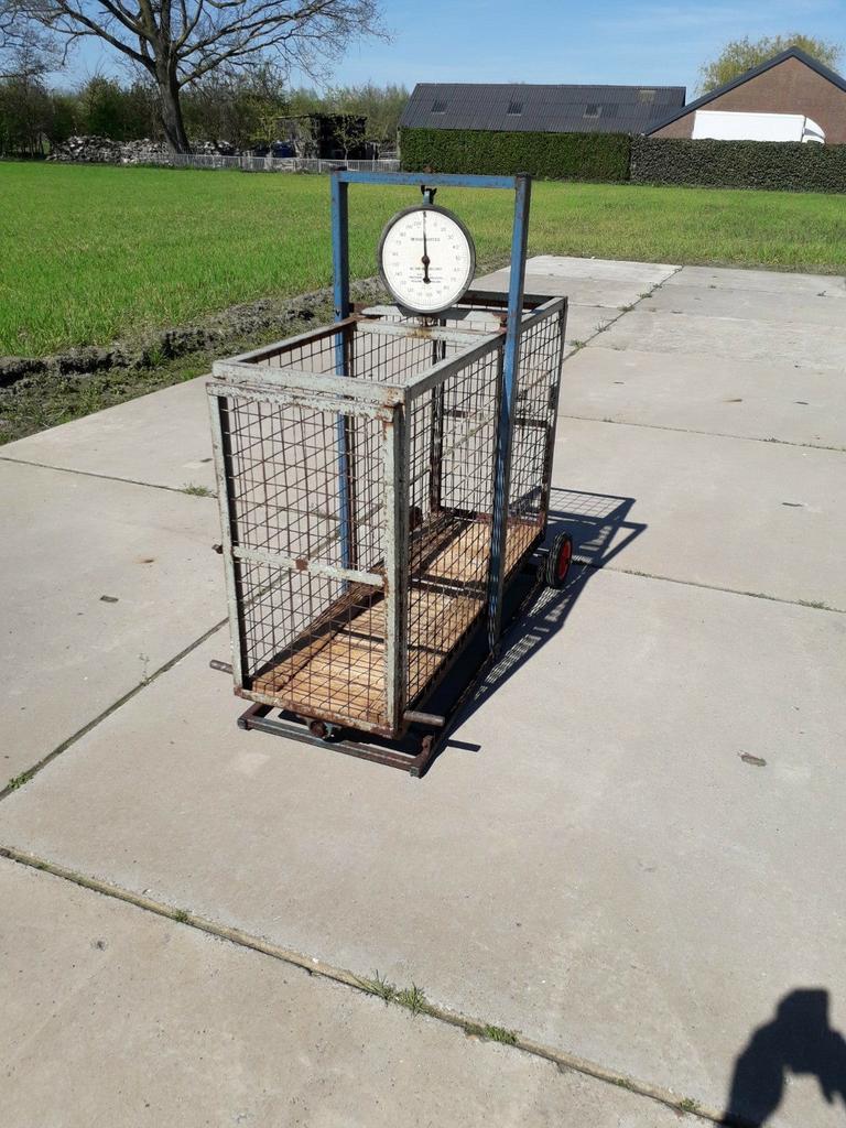 Doorloopweegschaal schapenweegschaal dieren weegschaal weger, Ophalen, Gebruikt