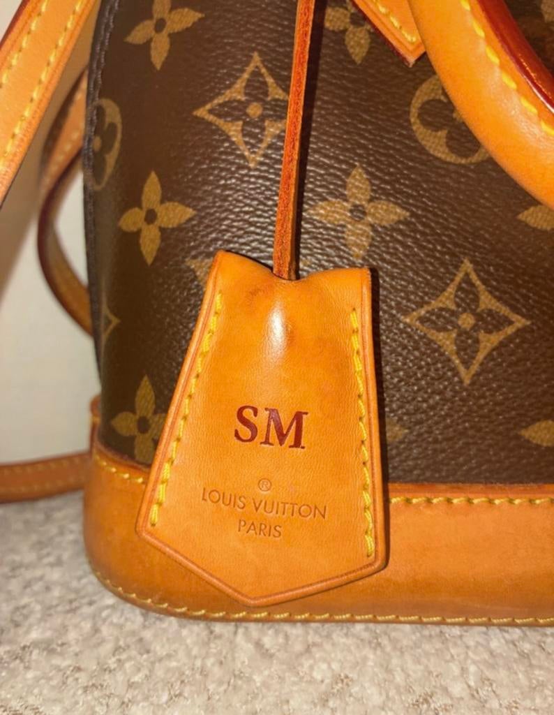 Louis Vuitton Alma BB Monogram Handtas, Ophalen of Verzenden, Gebruikt, Bruin, Handtas