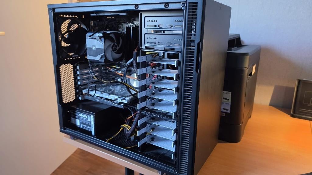 PC (zonder schijven) - Z97C - i7-4790K - MSI N750Ti - 16Gb, Computers en Software, Desktop Pc's, Gebruikt, 4 Ghz of meer, HDD