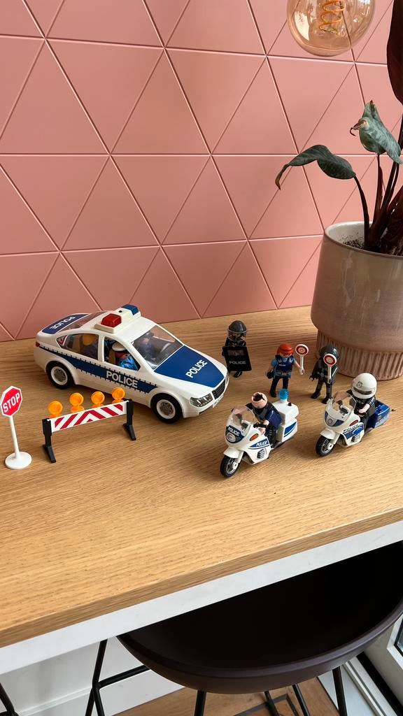 Playmobil politie en ambulance, Ophalen of Verzenden, Gebruikt, Los playmobil