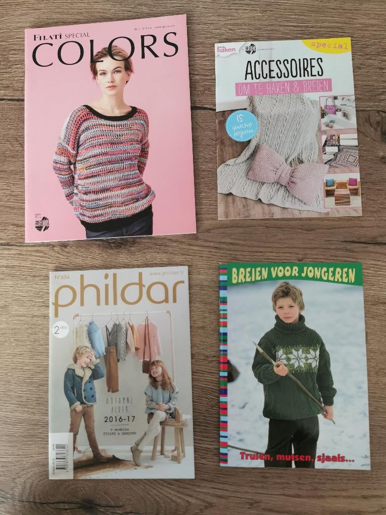 1 .. 4 stuks breiboeken, Ophalen of Verzenden, Zo goed als nieuw, Breien, Wol of Garen