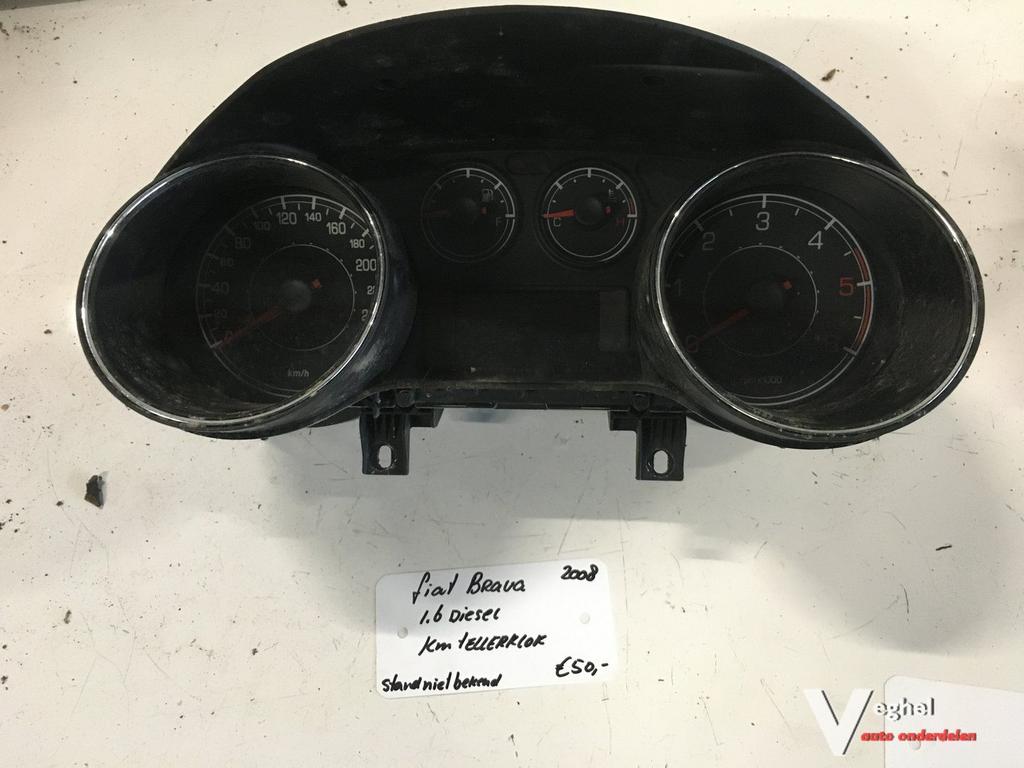 Fiat Bravo 1.6 diesel  2008 Km Tellerklok