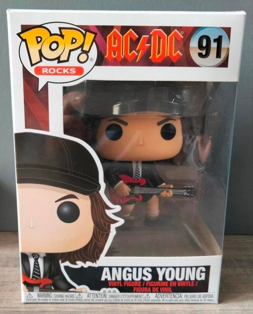 91 Angus Young AC DC Funko Pop Rocks, Ophalen of Verzenden, Nieuw