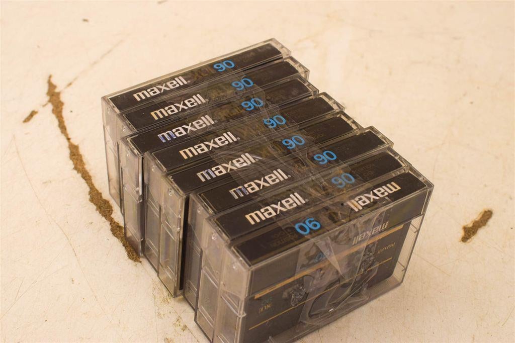 8 stuks Maxell Cassettebandjes 44575, Ophalen of Verzenden, Gebruikt, Overige genres, 1 bandje