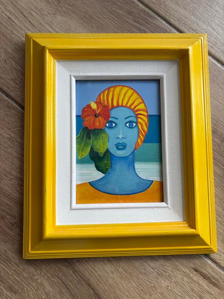 Print reproductie Nena Sanchez Curaçao, Ophalen