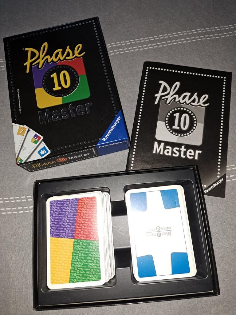 Phase 10 Master kaartspel, Hobby en Vrije tijd, Gezelschapsspellen | Kaartspellen, Ophalen of Verzenden