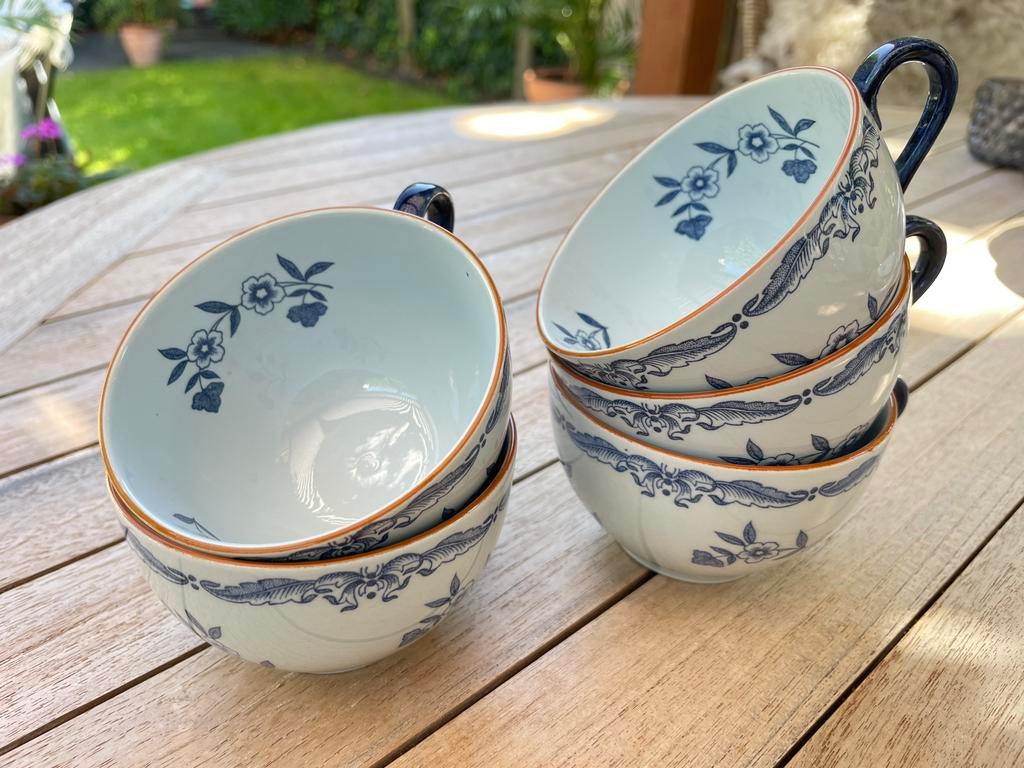 Vijf kopjes Rorstrand Ostindia helemaal gaaf, Antiek en Kunst, Ophalen of Verzenden