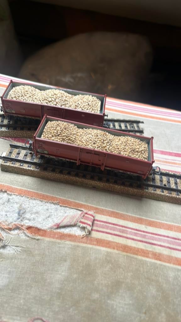 Te koop 2 x kolenwagen van marklin 4604, Hobby en Vrije tijd, Wisselstroom, Rails, Ophalen of Verzenden, Zo goed als nieuw