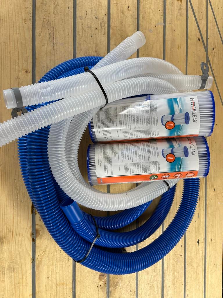 Nieuwe zwembadfilters en slangen (Flowclear), Ophalen of Verzenden, Nieuw, Overige typen
