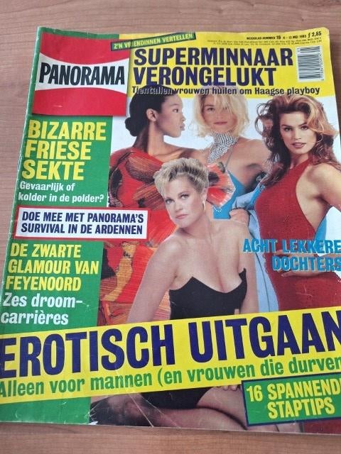 Panorama 1993 Cindy Crawford LUV Sharon Stone Jodie Foster, Boeken, Verzenden, Gelezen, Overige typen
