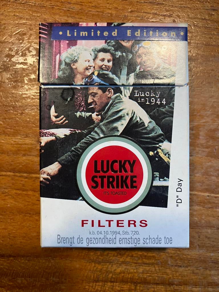 Lucky Strike Limited Edition D-Day pakje, Ophalen of Verzenden, Gebruikt