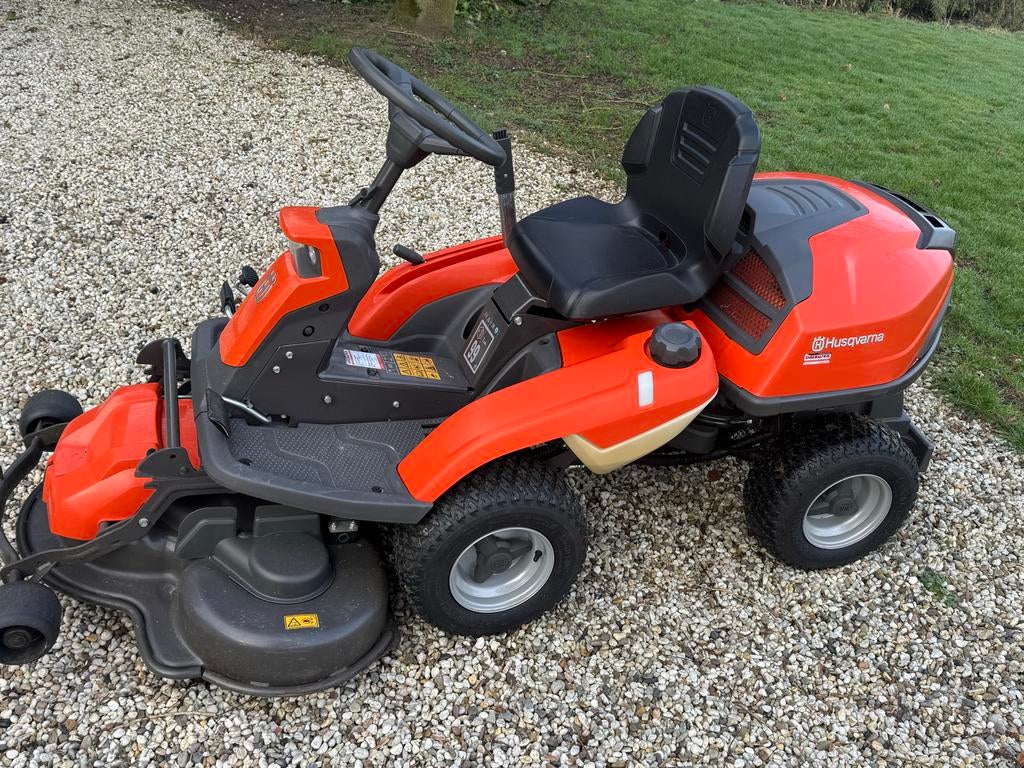 Husqvarna R 216T AWD Zitmaaier met 103cm maaidek, Tuin en Terras, Ophalen, Zo goed als nieuw, Mulchfunctie, 90 tot 120 cm