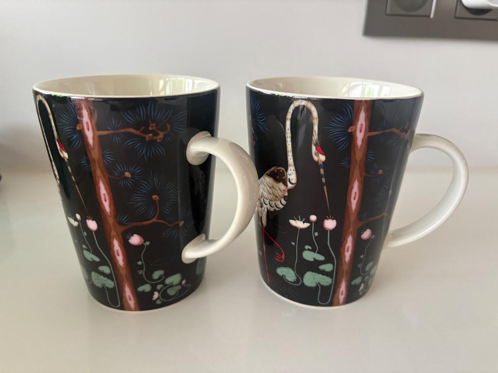 Iittala Taika 2 bekers 15 years, Ophalen of Verzenden, Zo goed als nieuw, Overige stijlen, Kop(pen) en/of Schotel(s)