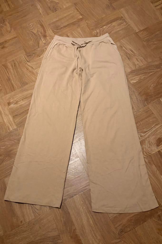 Ibiza mode joggingbroek katoen beige camel S, Verzenden, Gedragen, Lang
