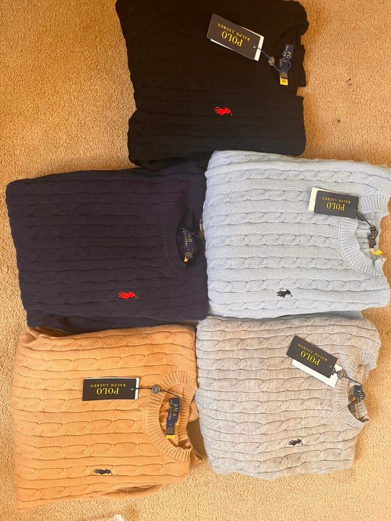 Ralph lauren knitwear nieuw, Verzenden, Nieuw, Maat 48/50 (M), Blauw