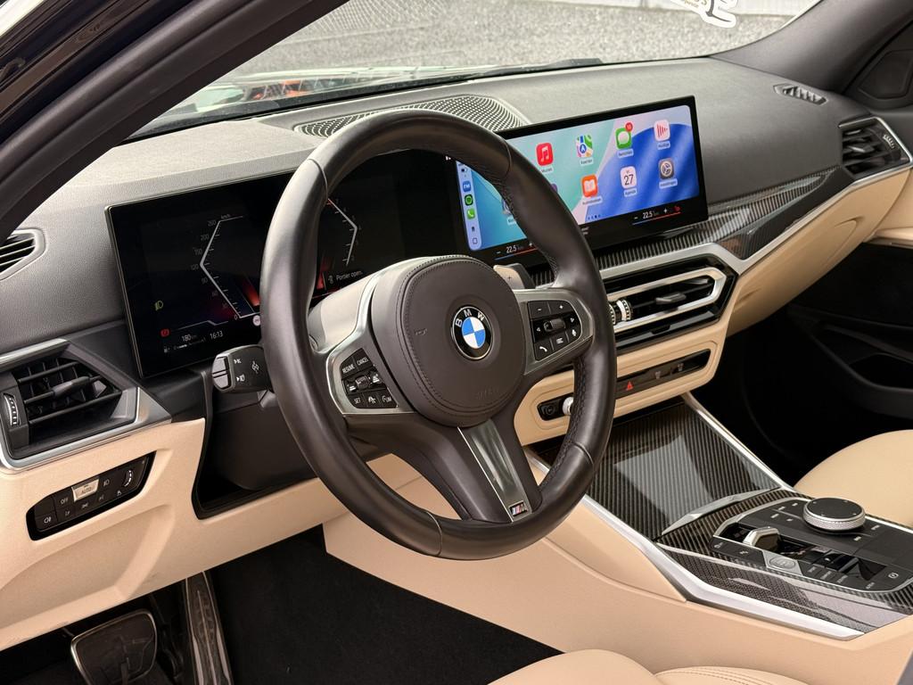 BMW 3-serie M340i xDrive 374PK | Schuifdak | El.Stoelen | AC, Gebruikt, 1700 kg, Zwart, Bedrijf
