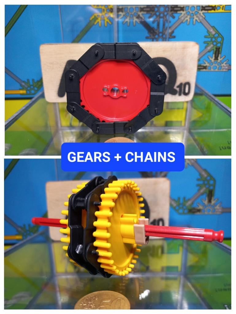 K'nex Tandwielen en Kettingschakels, Kinderen en Baby's, Speelgoed | Bouwstenen, Gebruikt, K'nex, Ophalen of Verzenden