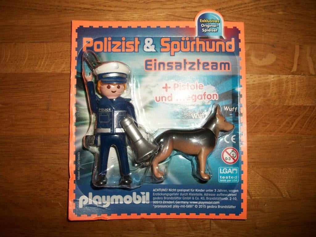Politie agent met speurhond, Ophalen of Verzenden, Nieuw, Complete set