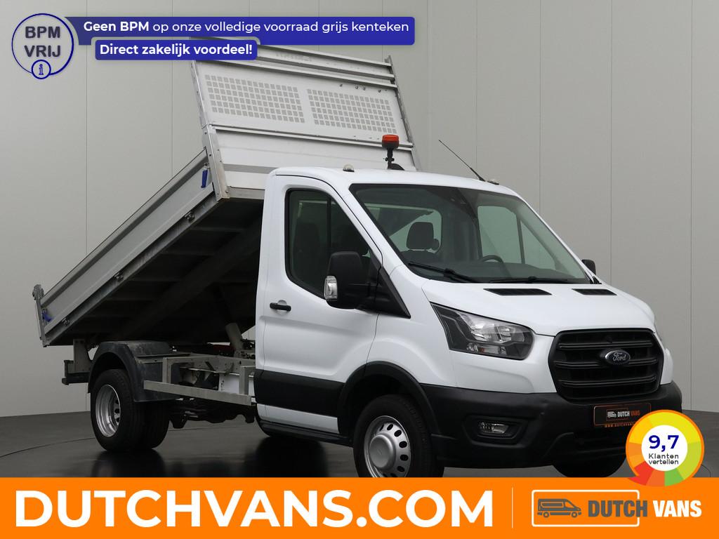 Ford Transit 2.0TDCi 170PK Kipper Dubbellucht | 3500Kg Trekh, Gebruikt, Wit, 2572 kg, 170 pk