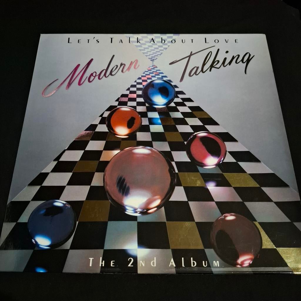 Modern Talking - Let's Talk About Love (1985) LP + Stickers, Originele persing, 1980 - 1989, Ophalen of Verzenden, Zo goed als nieuw