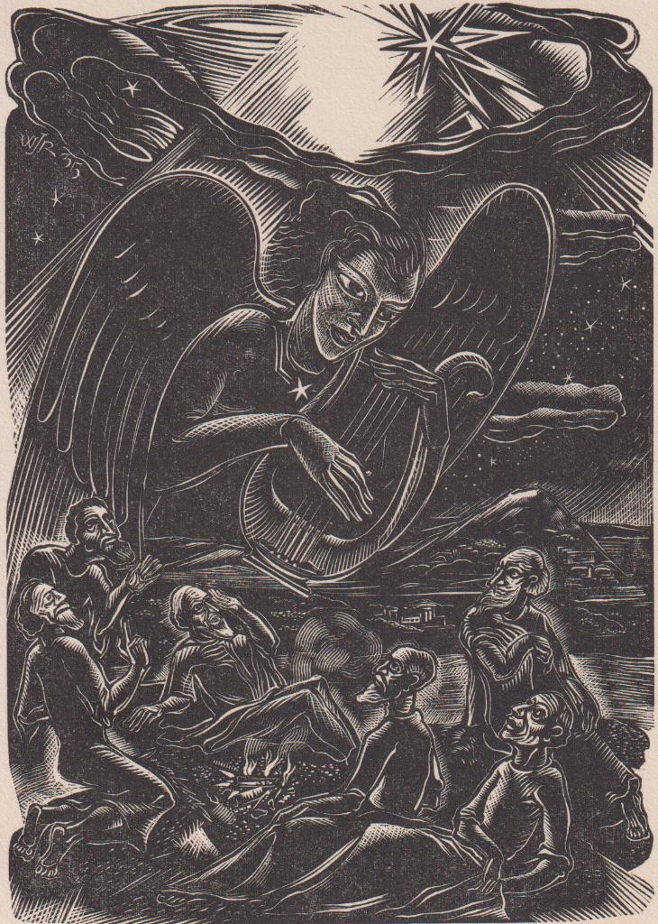 Houtgravure van W.J. Rozendaal, Ophalen of Verzenden